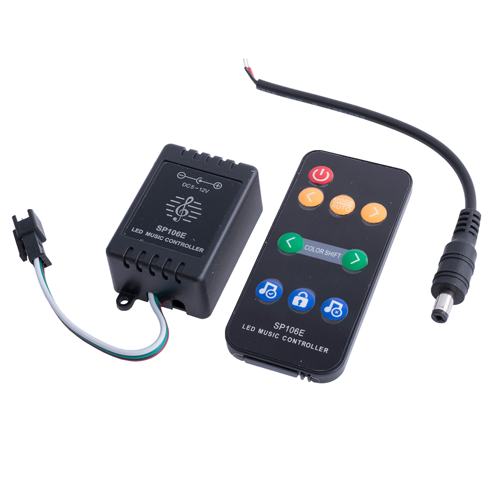 Светомузыкальный контроллер SP106E для WS2812, 6812