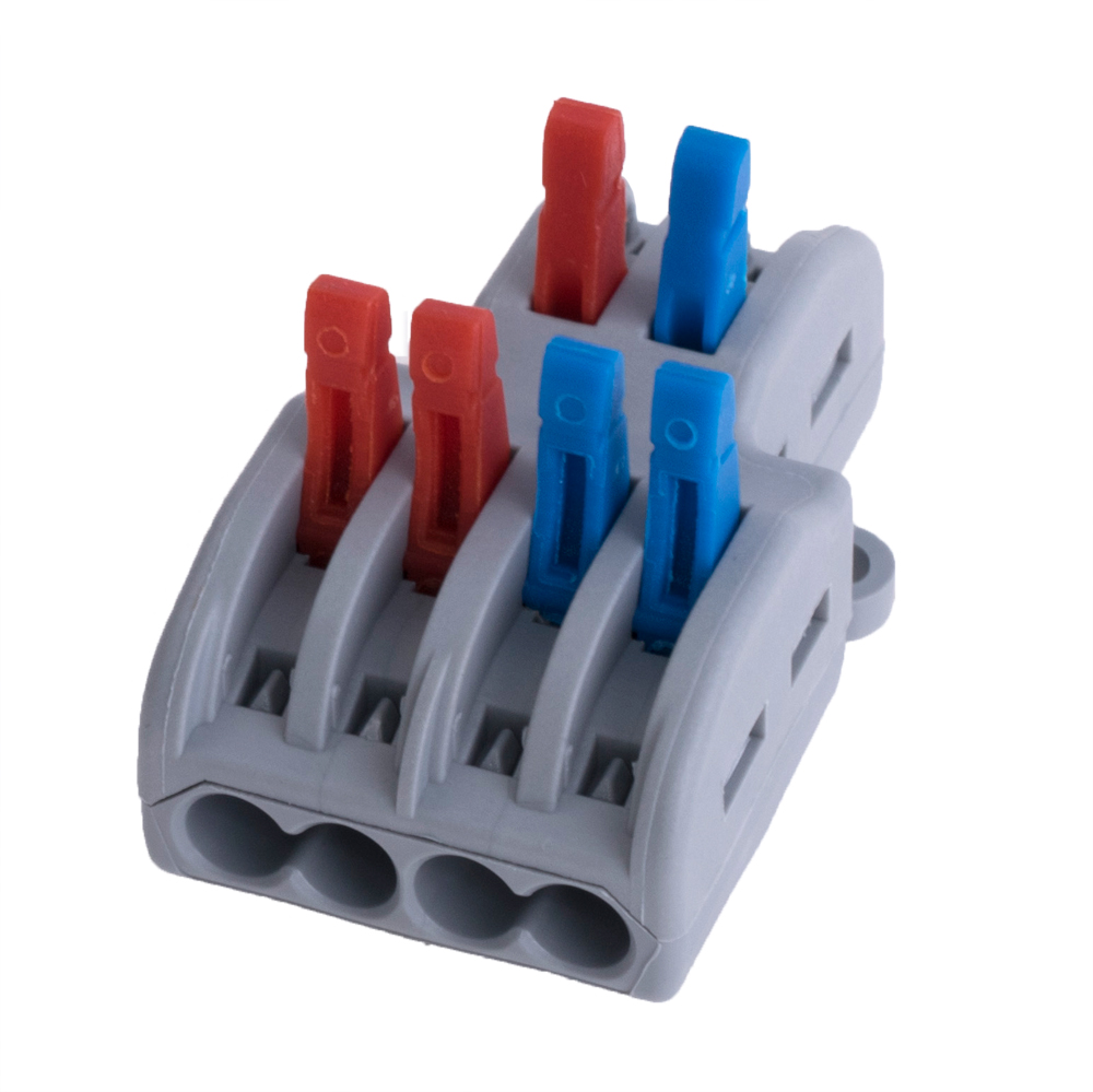 Клемма SPL-42 (4х2 контакта, 0.08-4.0mm2 (28-12AWG)), 32A / 400V) Клемма SPL-42 (4х2 контакта, 0.08-4.0mm2 (28-12AWG)), 32A / 400V)