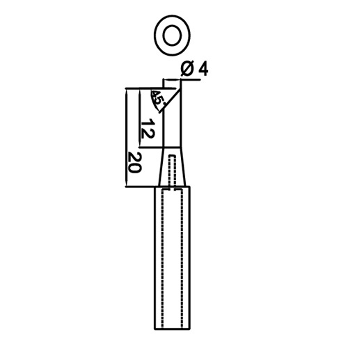 SS-218-4CF (Lötspitze für Lötkolben)