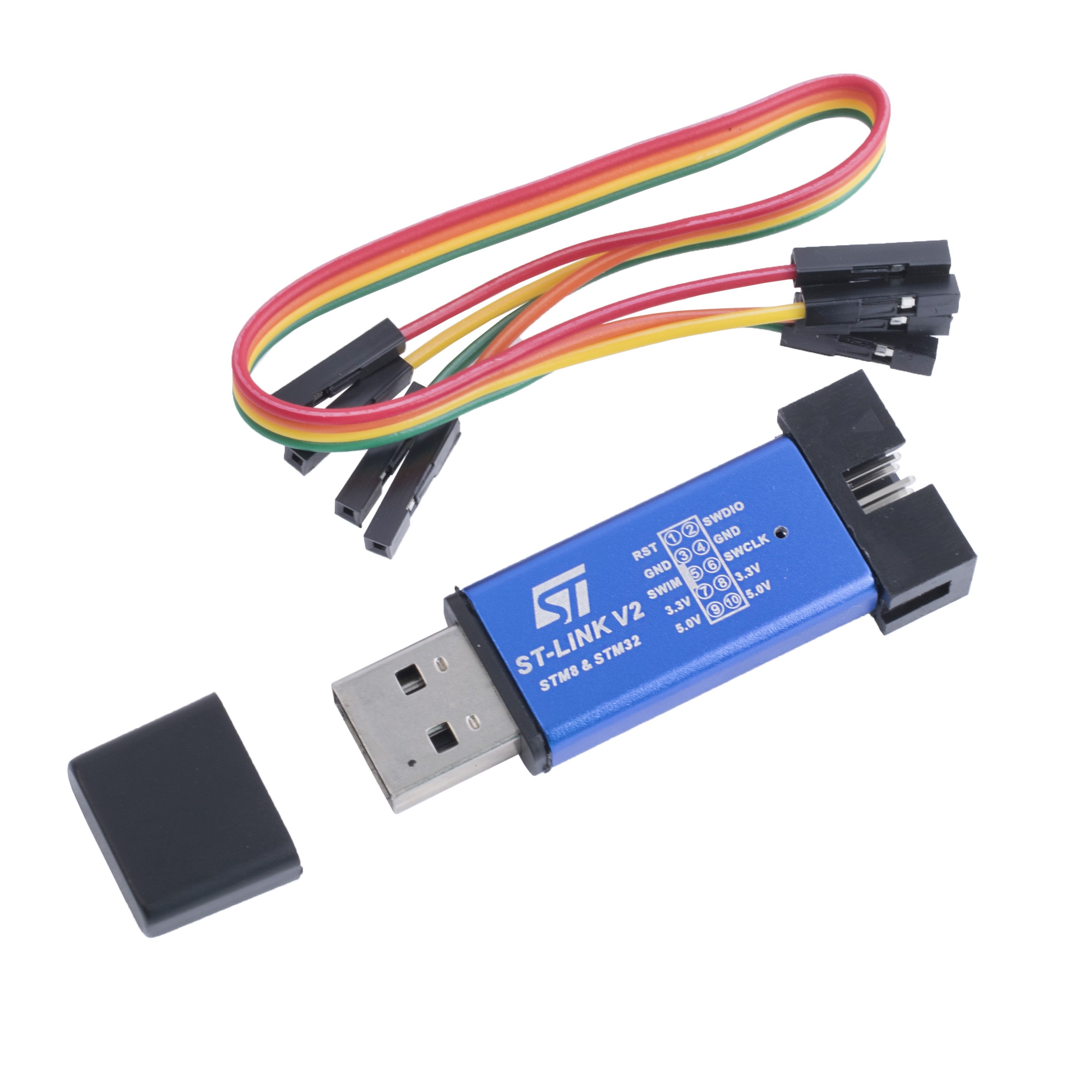 ST-LINK V2 MINI Programmiergerät Mikrocontroller STM8 и STM32 (Drivers auf der WebSeite http://www.rcscomponents.kiev.ua)