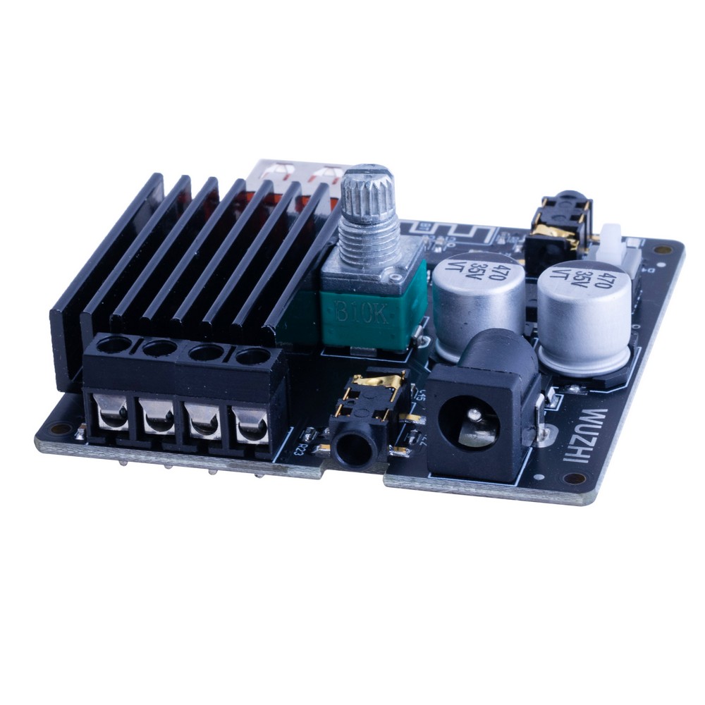 Wuzhi Audio MINI 2.0立体声蓝牙数字功放板模块多种输入 100W*2(1002M)