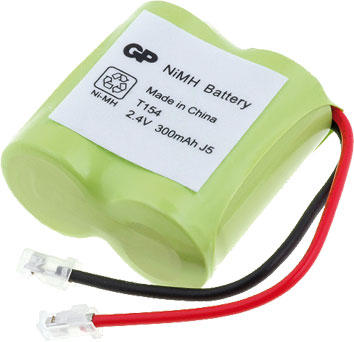 T154 NiMH, 2.4V, 300mAh fur pvt.Funktelefone, GP