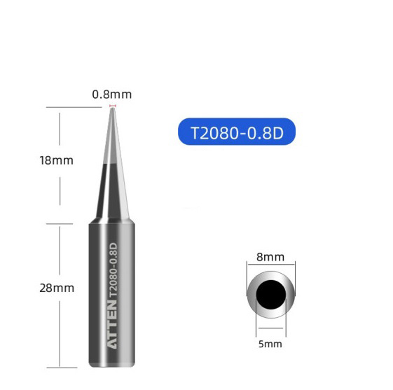 ATTEN T2080-0.8D (жало для паяльника)