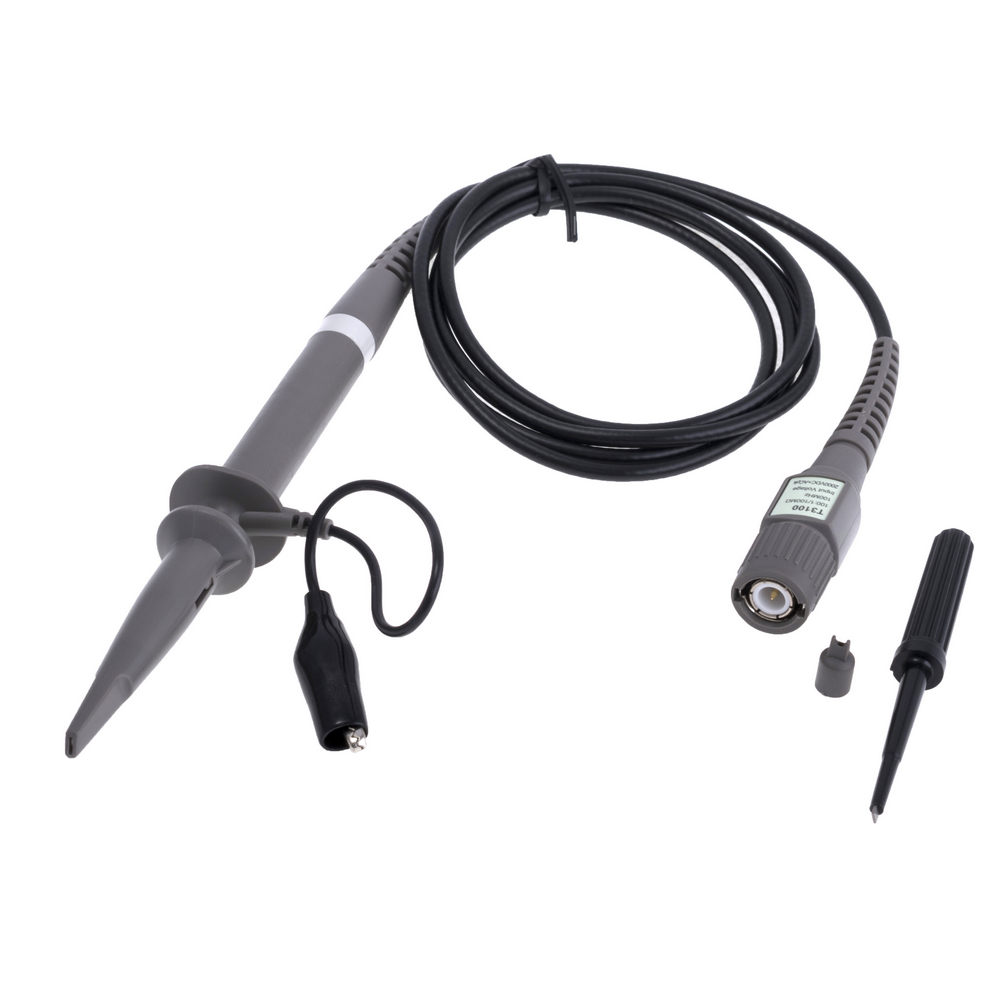 Oszilloskopische Sonde T3100 (DC~100MHz, 1:100, 100MOm, X100:14.5pF~17.5pF, X100:<2000VDC+Peak AC) : T3100