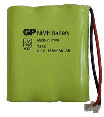 T392 NiMH, 3.6V, 1500mAh fur pvt.Funktelefone, GPT392 NiMH, 3.6V, 1500mAh fur pvt.Funktelefone, GP