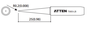 ATTEN T900-LB (Lötspitze für Lötkolben) ATTEN T900-LB (Lötspitze für Lötkolben)
