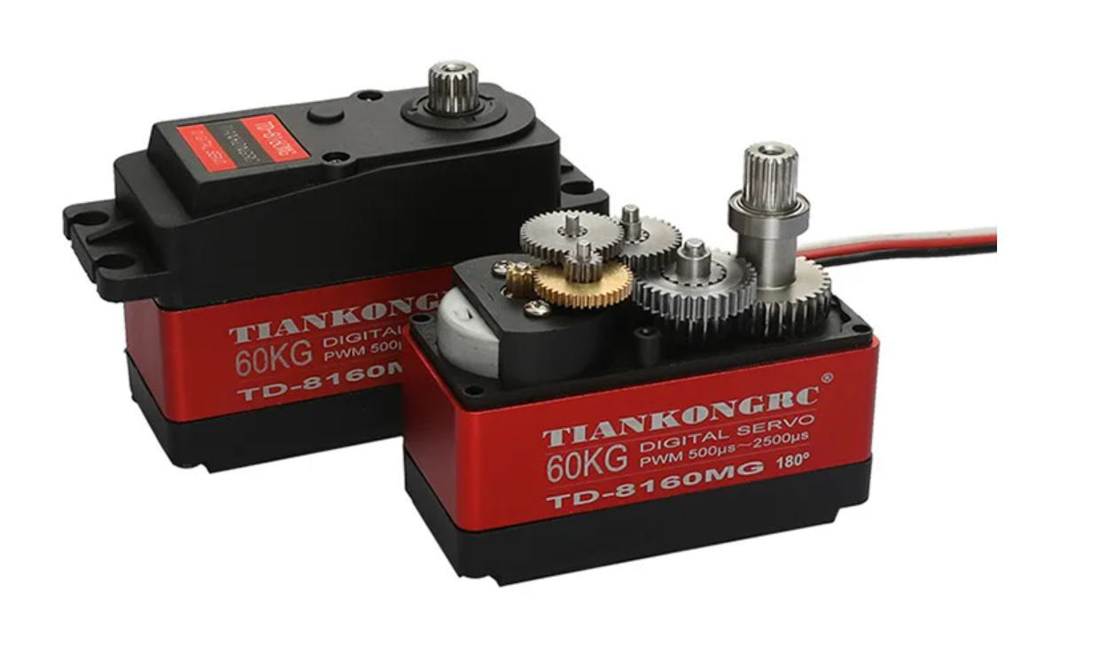 Servomotor 8160, 60KG mit Metall Zahnräder