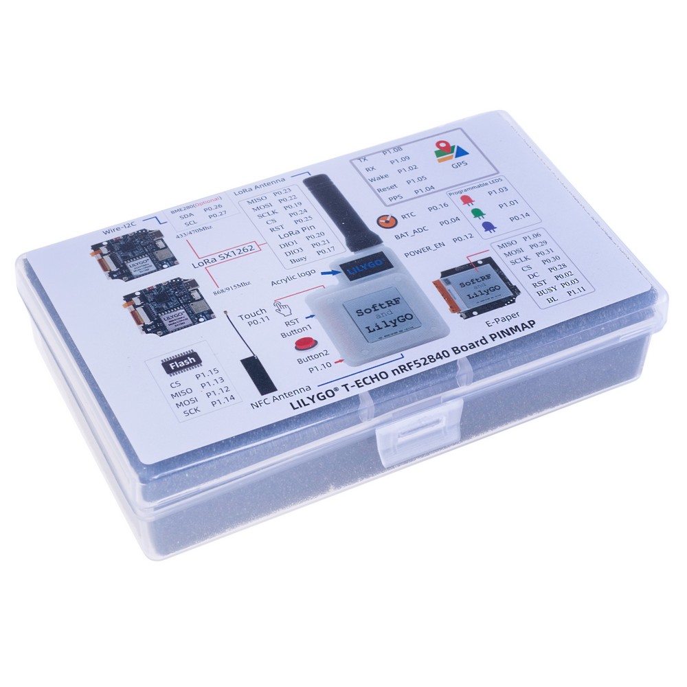 LILYGO® TTGO SoftRF T-Echo NRF52840 433MHz