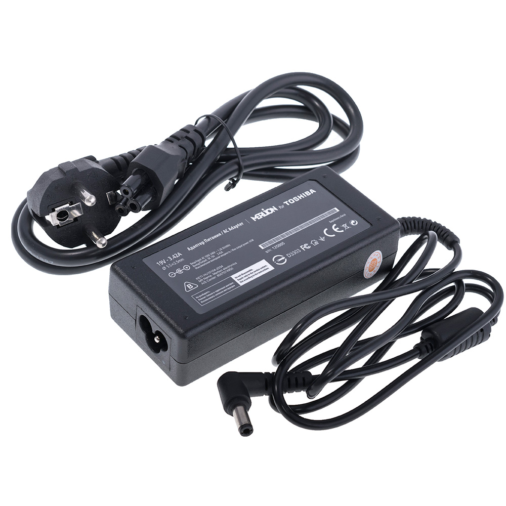 Netzteil für Laptop TOSHIBA 19V 3.42A (65Watt) Stecker 5.5*2.5 mm Netzteil für Laptop TOSHIBA 19V 3.42A (65Watt) Stecker 5.5*2.5 mm