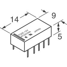 Relais TQ2-9V Panasonic