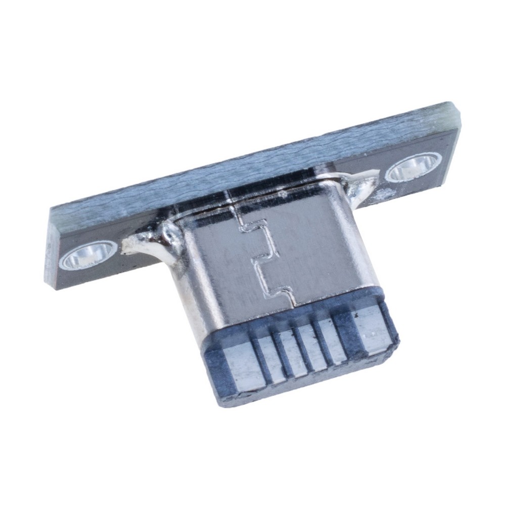 Роз'єм Type-C (6pin/5A, CR-19) на платі на панель
