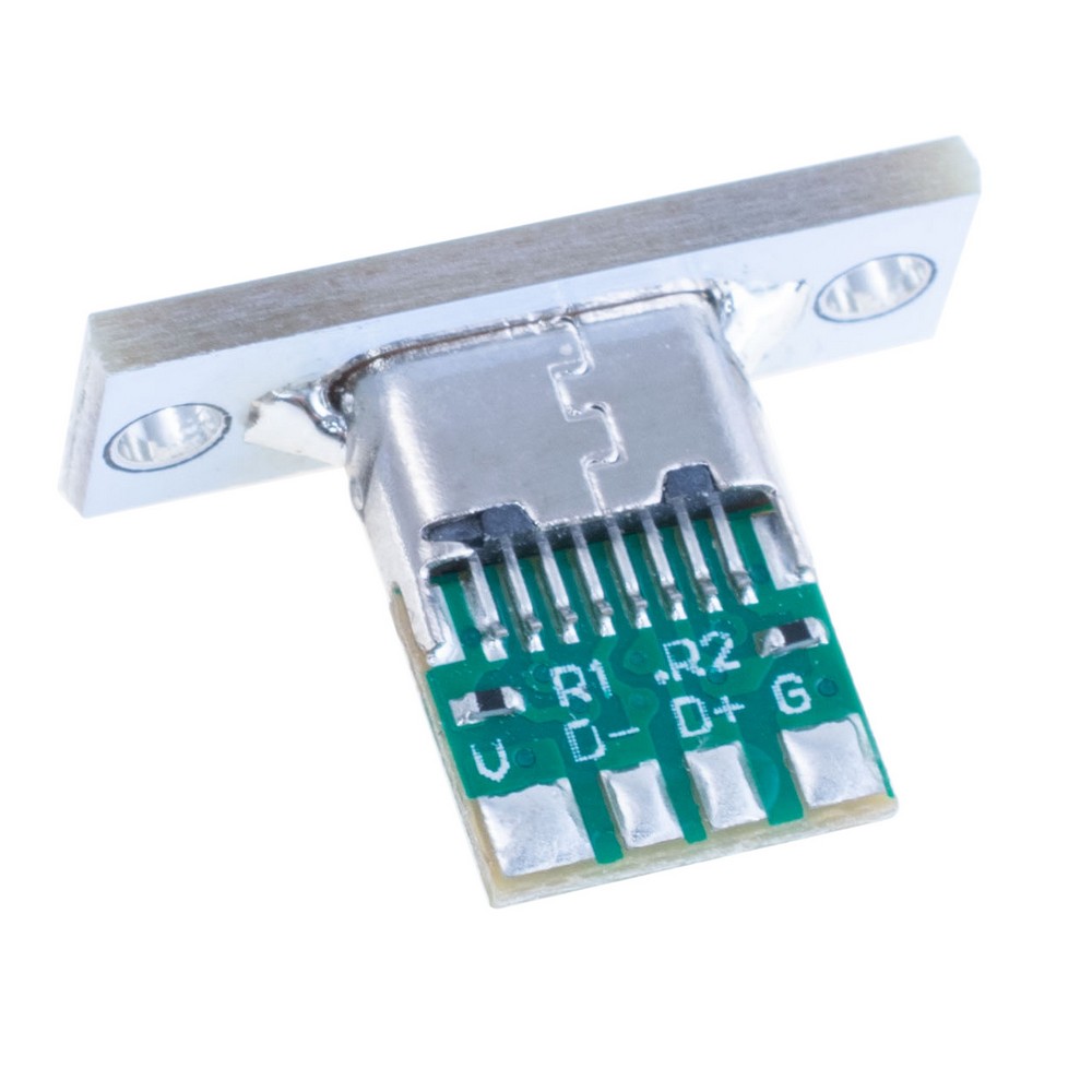Роз'єм Type-C (6pin/5A, CR-86) на платі на панель