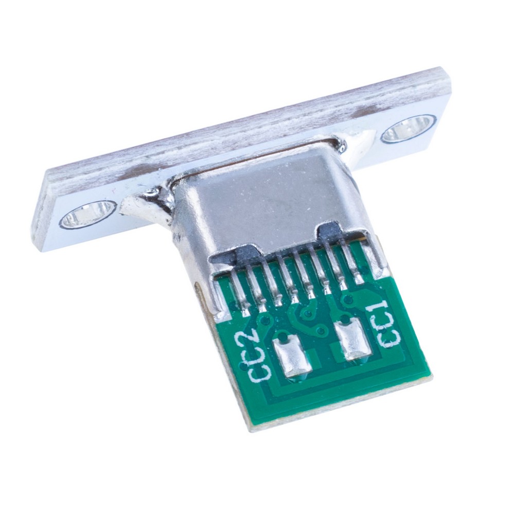 Роз'єм Type-C (6pin/5A, CR-86) на платі на панель