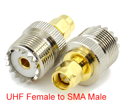UHF Female-SMA Male