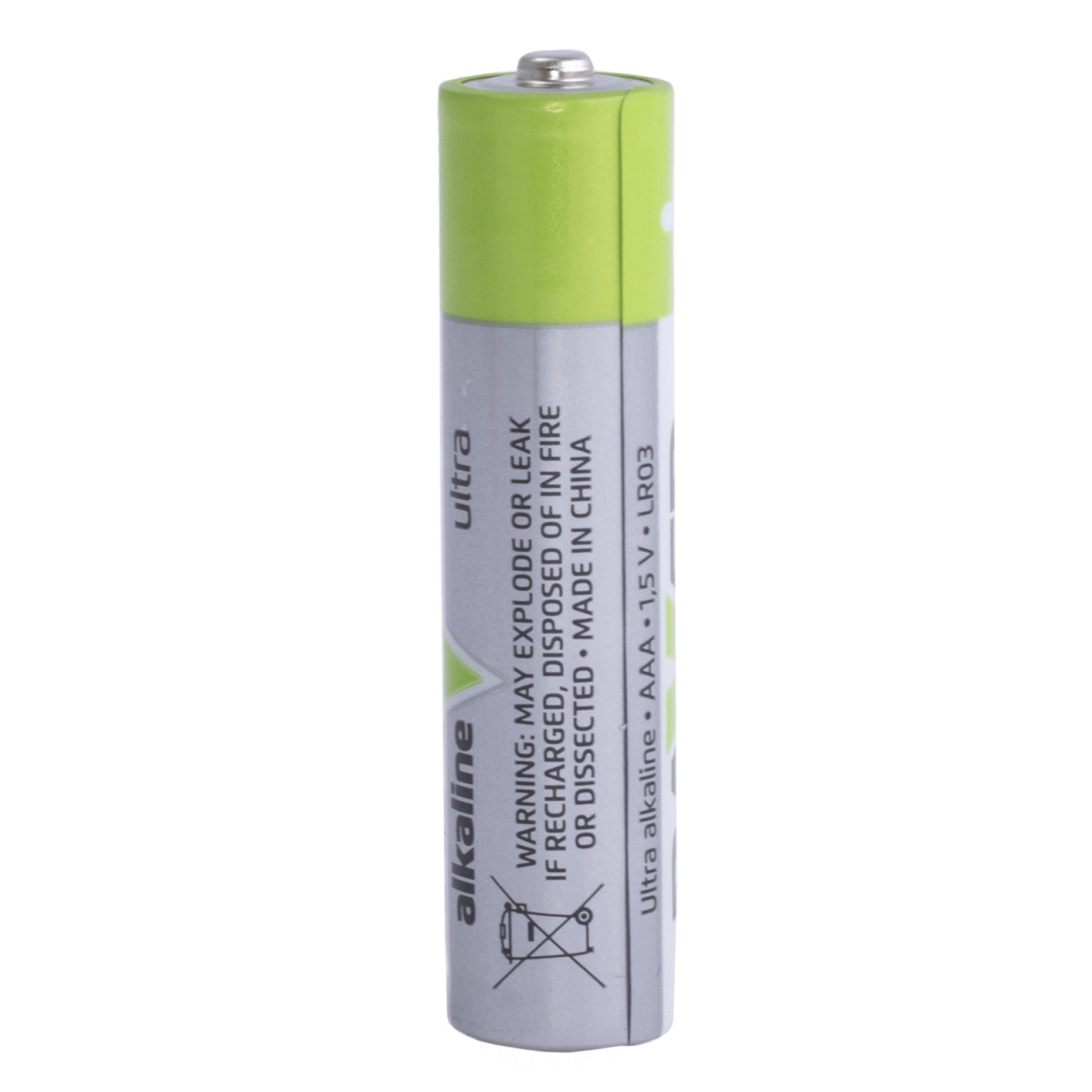 Батарейка щелочная Ultra Alkaline LR03, AAA, 1.5V, RAVER