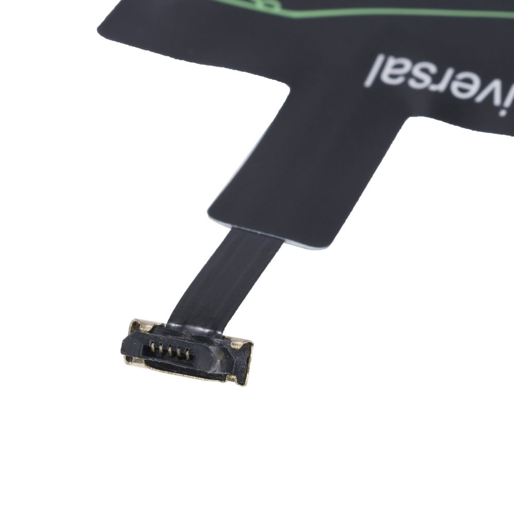 Универсальный ресивер для бесконтактной зарядки телефона [Micro USB] 5V/1A (68,4x49mm, positive/B)