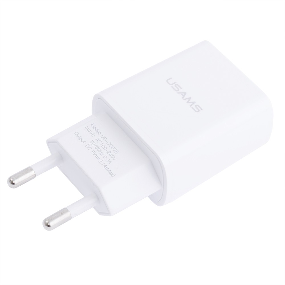 Зарядное устройство US-CC075 T18 Single USB (USAMS) белое
