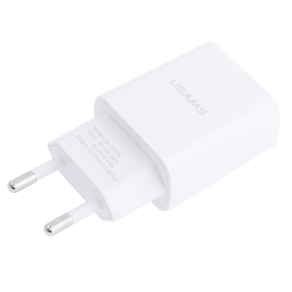 арядний пристрій US-CC075 T18 Single USB (USAMS) білий. Уцінка:выдкрита, пошкоджена упаковка. арядний пристрій US-CC075 T18 Single USB (USAMS) білий. Уцінка:выдкрита, пошкоджена упаковка.