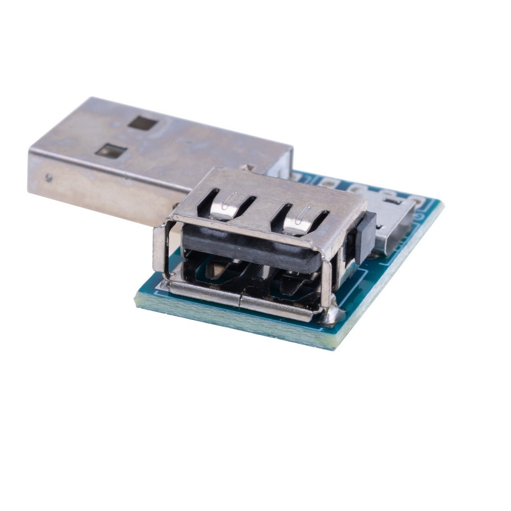 Adaptermodul USB-A male/ USB-A female/ microUSB/PCB-4pin