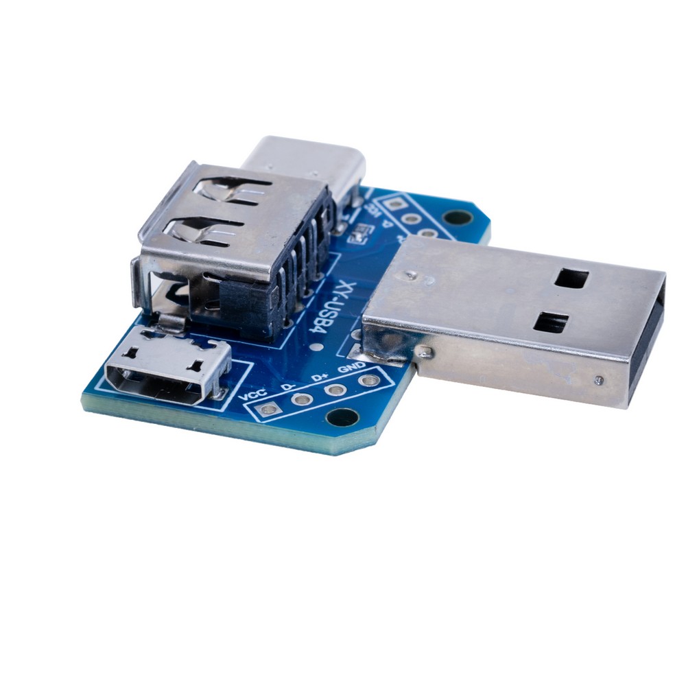 Перехід USB-AM, USB-AF, USB-typeC, microUSB