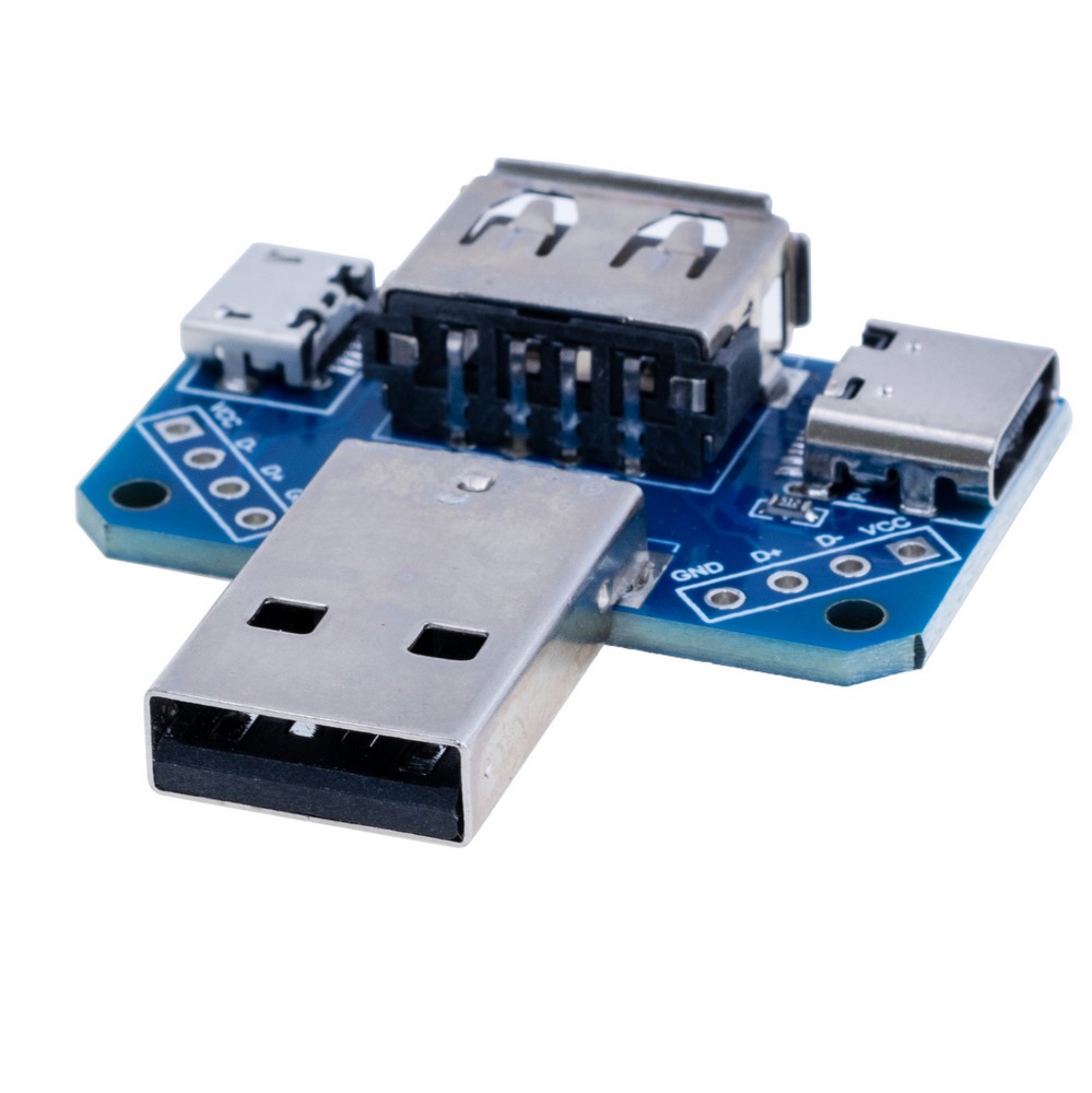 Перехід USB-AM, USB-AF, USB-typeC, microUSB