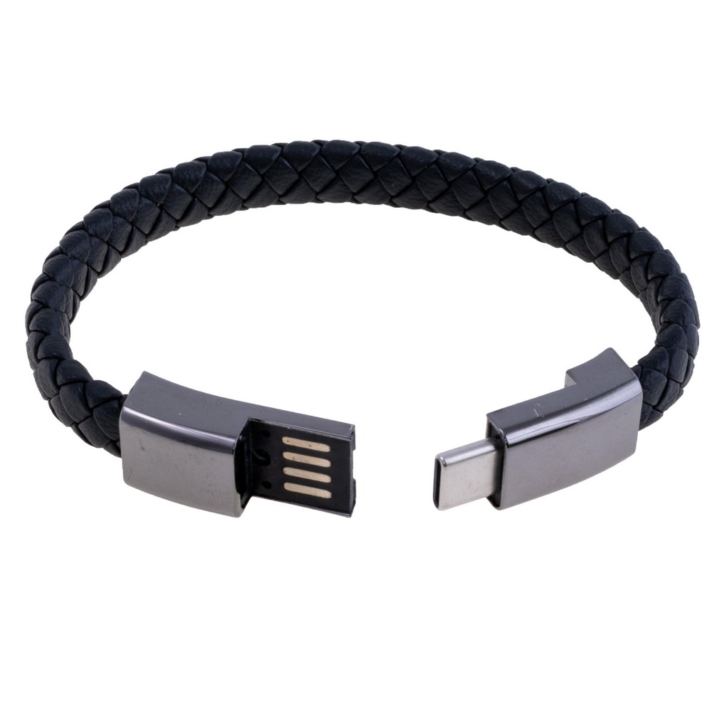 Провід браслет USB-A / USB-C 20cm