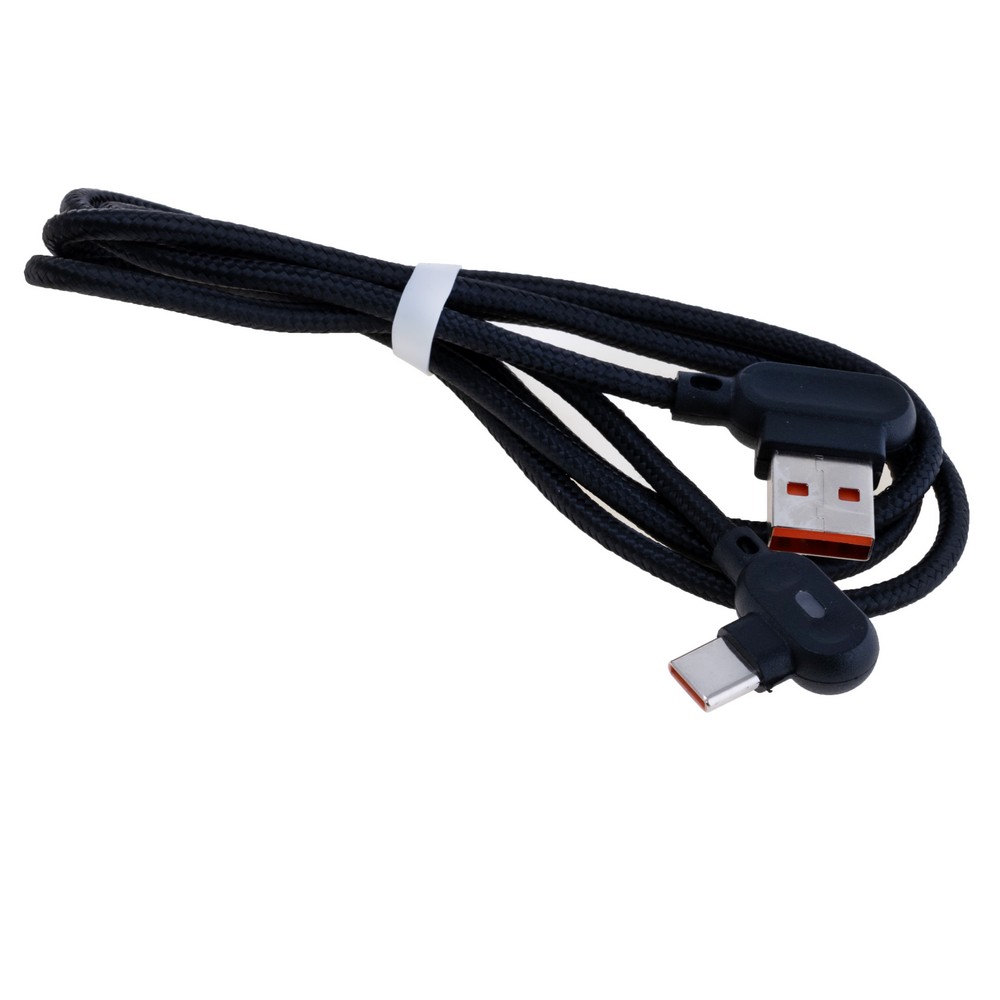 Kabel USB-A / USB type-C gewinkelt 1м.