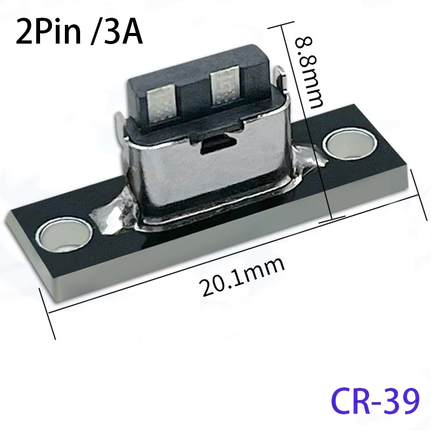 Роз'єм Type-C (2pin/3A, CR-39) на платі на панель