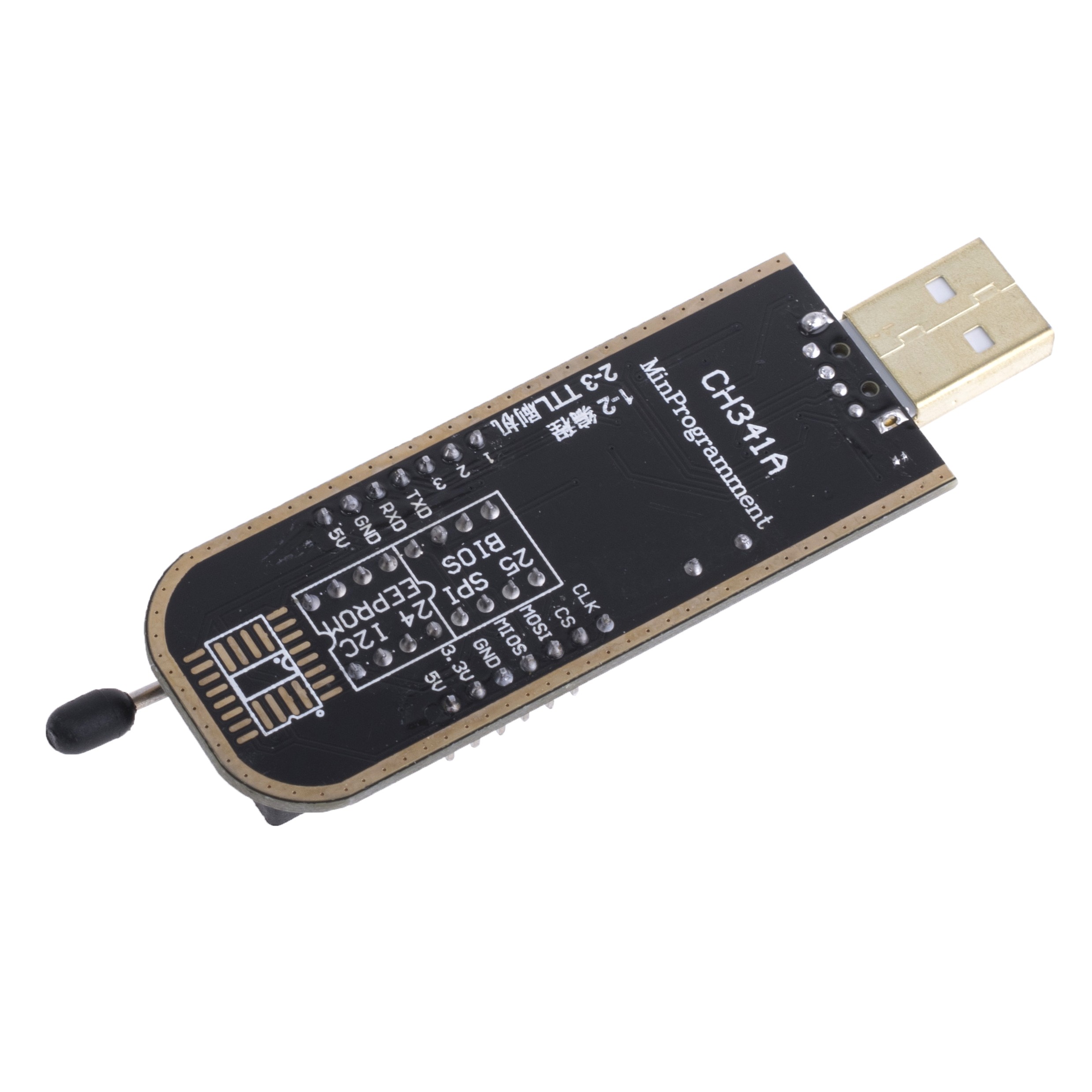 Многофункциональный USB-программатор CH341A + клипса для программирования SO-8 внутриплатно