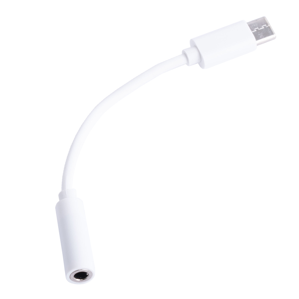 Переходник USB TYPE-C на JACK 3,5 стерео white