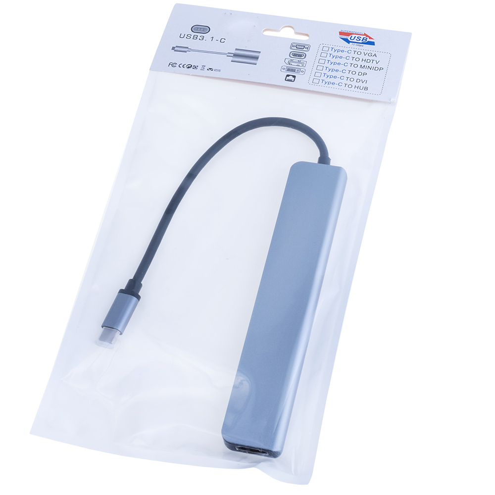 USB 3.0, type-С HUB 9в1