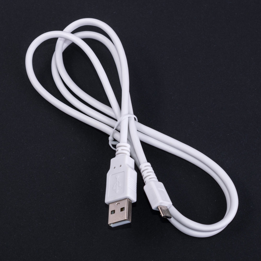Kabel  USBA-plug - USBmicro - plug 1м, weiss (USB-MICBM-1.0)