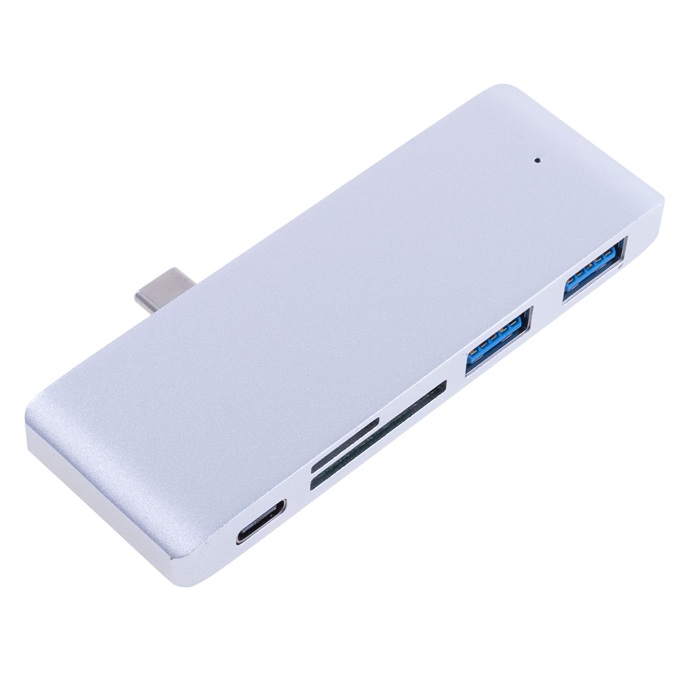 USB type-С  HUB/картридер 5 портов, для ноутбука