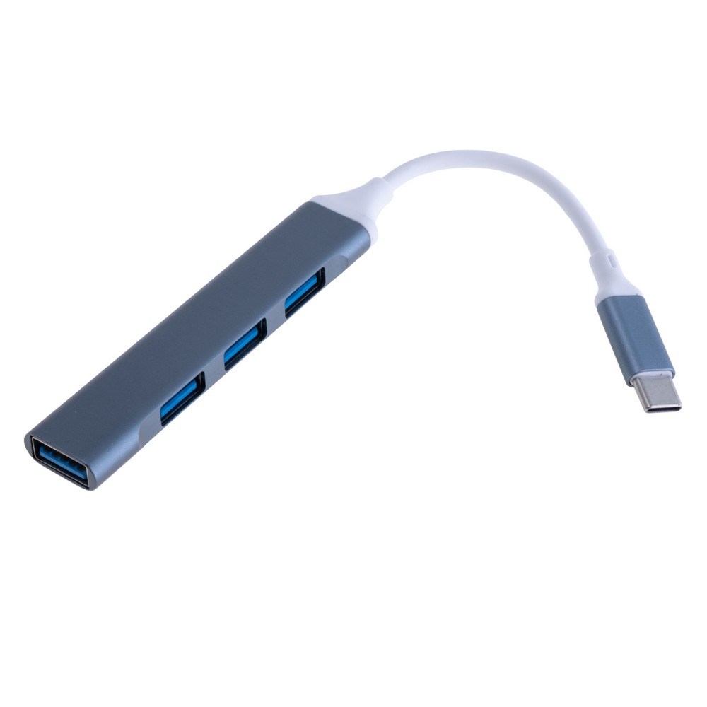 Хаб USB type-С в USBA 3.0 сірий YC-UH19 YiChen Хаб USB type-С в USBA 3.0 сірий YC-UH19 YiChen