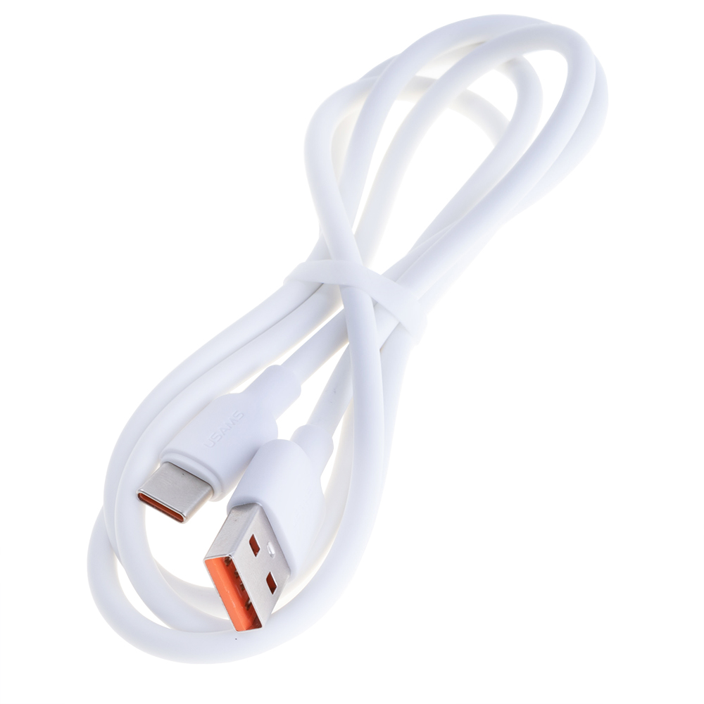 Кабель USB Type-C 3A 1m, білий (SJ601USB01 – USAMS)