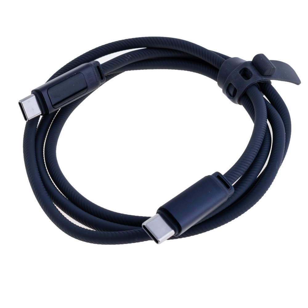 Провід USB type-C / USB type-C 100W, чорний, 1 метр, 20100137 Провід USB type-C / USB type-C 100W, чорний, 1 метр, 20100137