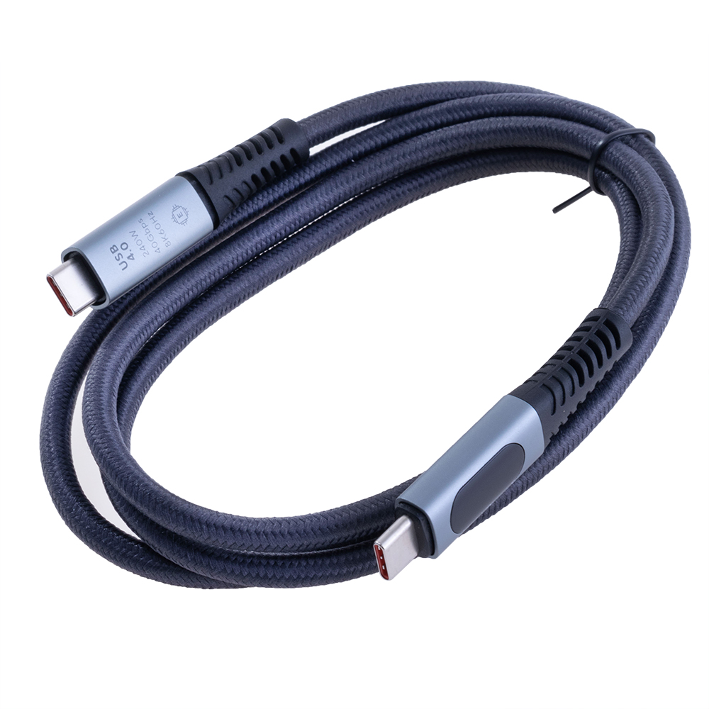 Кабель USB 4.0 - USB type-C 240W PD 1 метр Кабель USB 4.0 - USB type-C 240W PD 1 метр