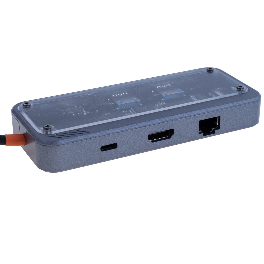 Dockingstation USB Type-C 8-in-1 mit HDMI, RJ45, USB 3.0, USB 2.0, PD, SD/TF Dockingstation USB Type-C 8-in-1 mit HDMI, RJ45, USB 3.0, USB 2.0, PD, SD/TF