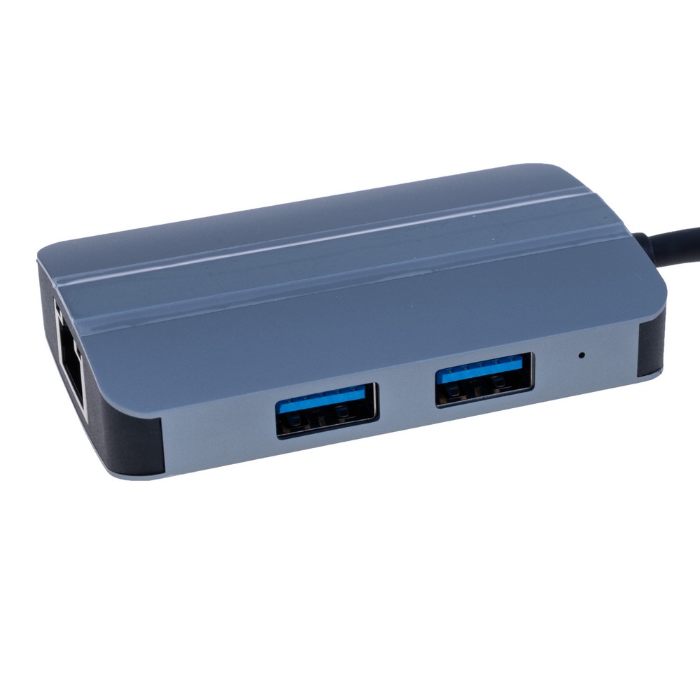 Dockingstation USB Type-C auf RJ45 100Mbps, USB 3.0, USB 2.0, TF/SD Dockingstation USB Type-C auf RJ45 100Mbps, USB 3.0, USB 2.0, TF/SD