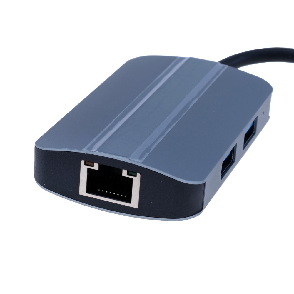 Dockingstation USB Type-C auf RJ45 100Mbps, USB 3.0, USB 2.0, TF/SD Dockingstation USB Type-C auf RJ45 100Mbps, USB 3.0, USB 2.0, TF/SD