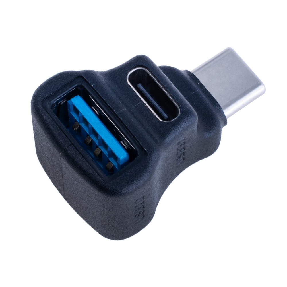 Компактний хаб USB type-C->USB-A/USB type-C