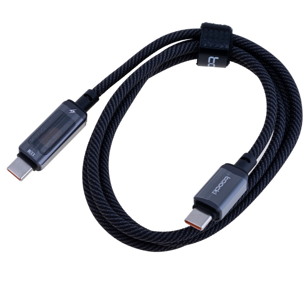 Провід USB type-C / USB type-C 100W, чорний, 1 метр, 40100028 Провід USB type-C / USB type-C 100W, чорний, 1 метр, 40100028