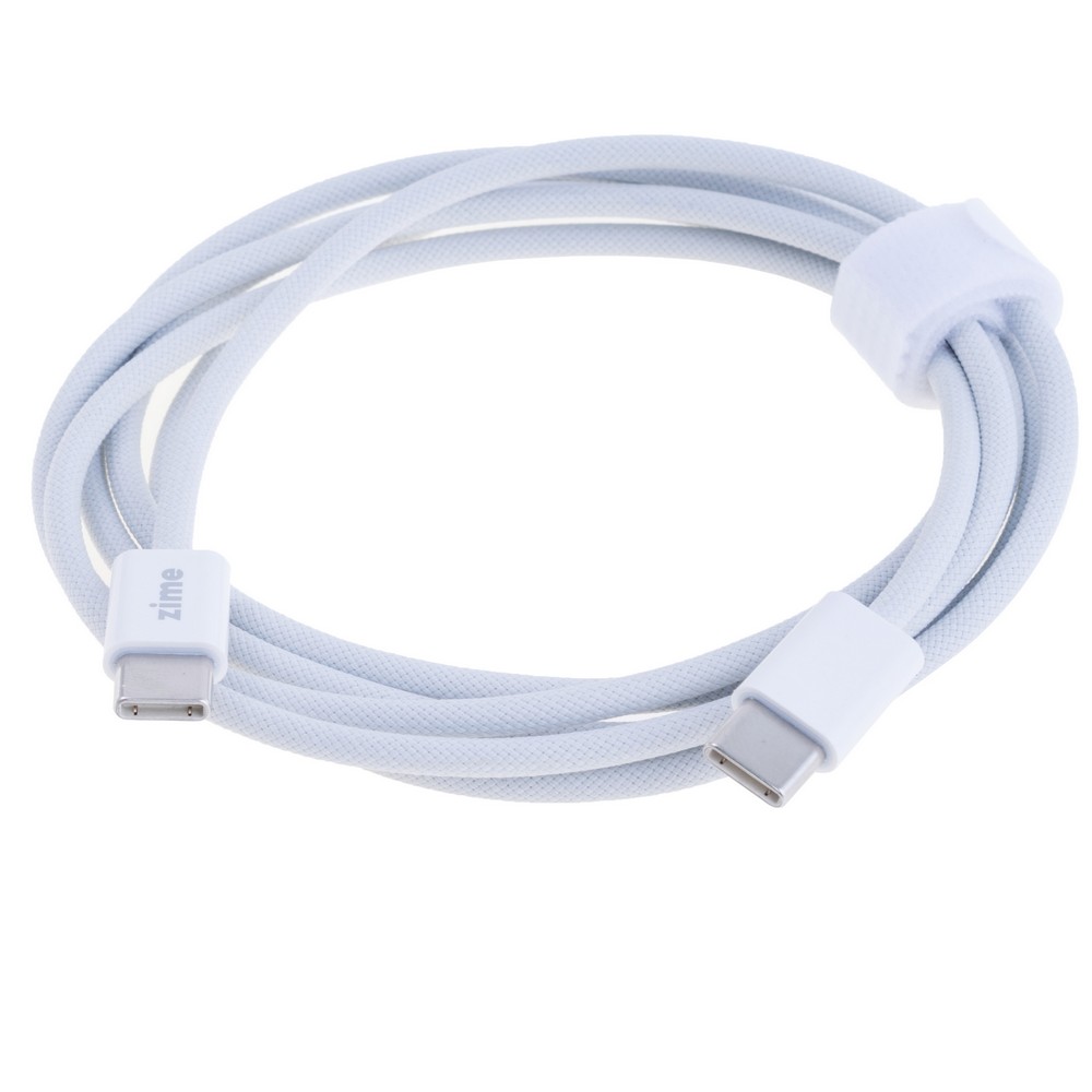 Кабель USB 60WC2C1 (1.5m) 3A/60W Type-C to Type-C (zime) Кабель USB 60WC2C1 (1.5m) 3A/60W Type-C to Type-C (zime)