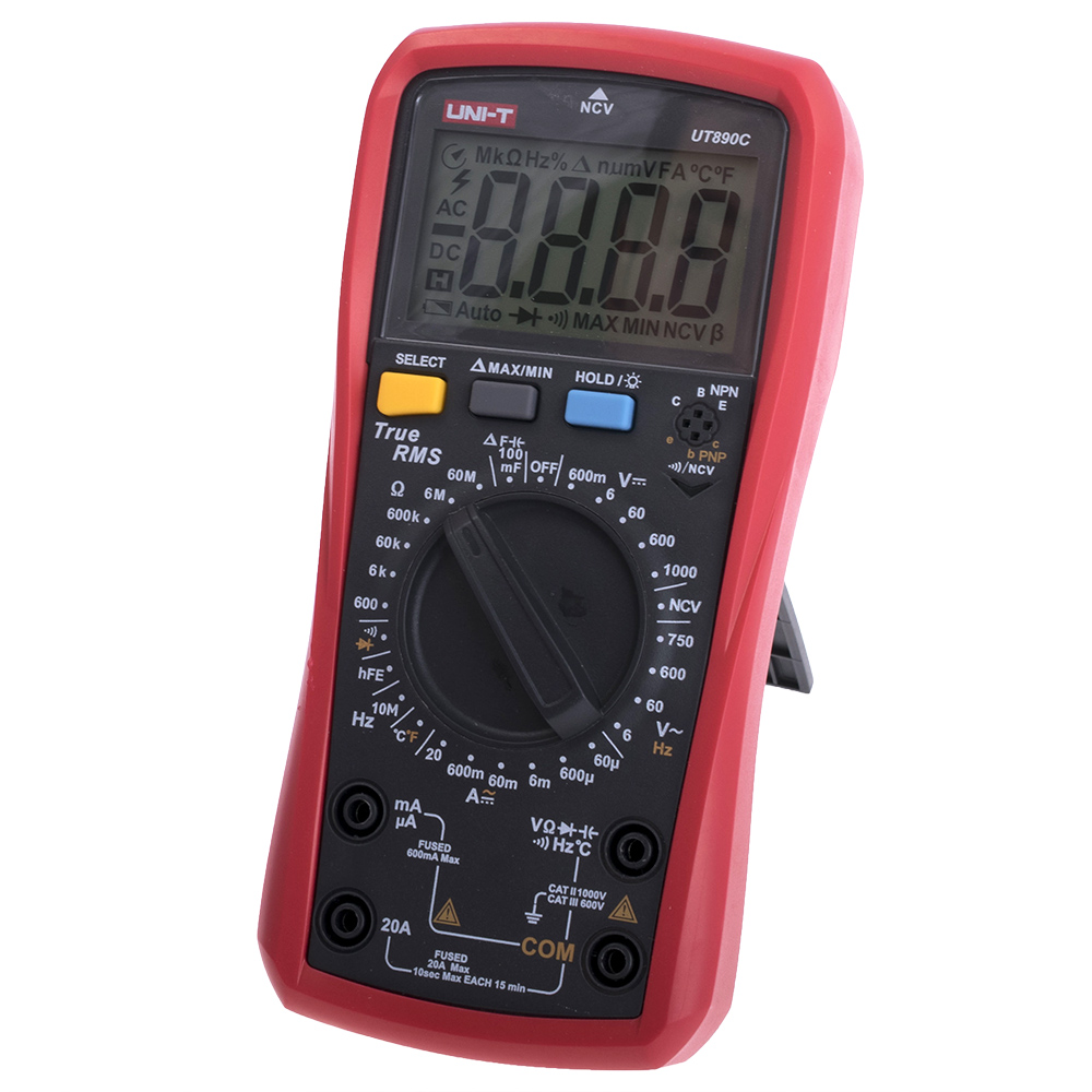 UT890C (UNI-T) Digital Multimeter Примята картонная коробка