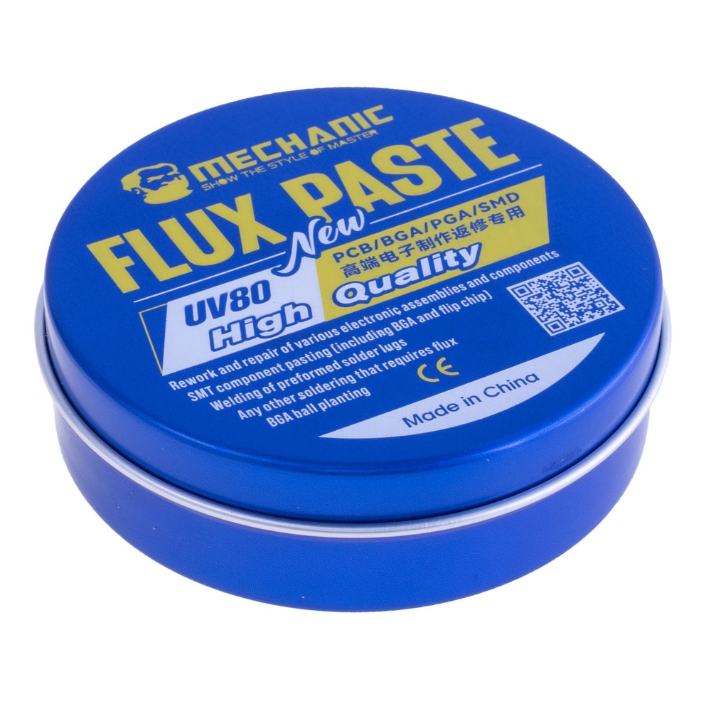 Флюс-паста UV80 [60г] (Mechanic) Halogen-free (MCN-UV80)