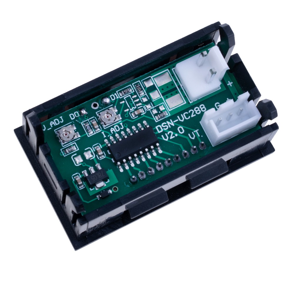 Вольт/аметр DC100V/100A (DSN-VC288) червоний/синій Вольт/аметр DC100V/100A (DSN-VC288) червоний/синій