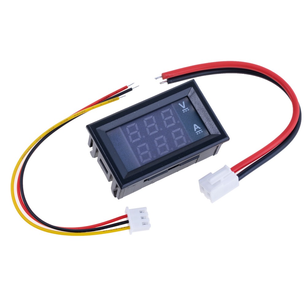 Вольт/аметр DC100V/10A (DSN-VC288) червоний/червоний