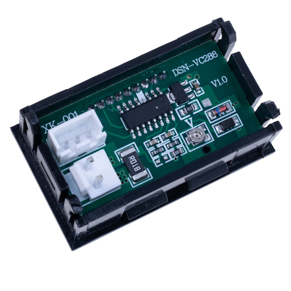 Вольт/аметр DC100V/10A (DSN-VC288) червоний/червоний