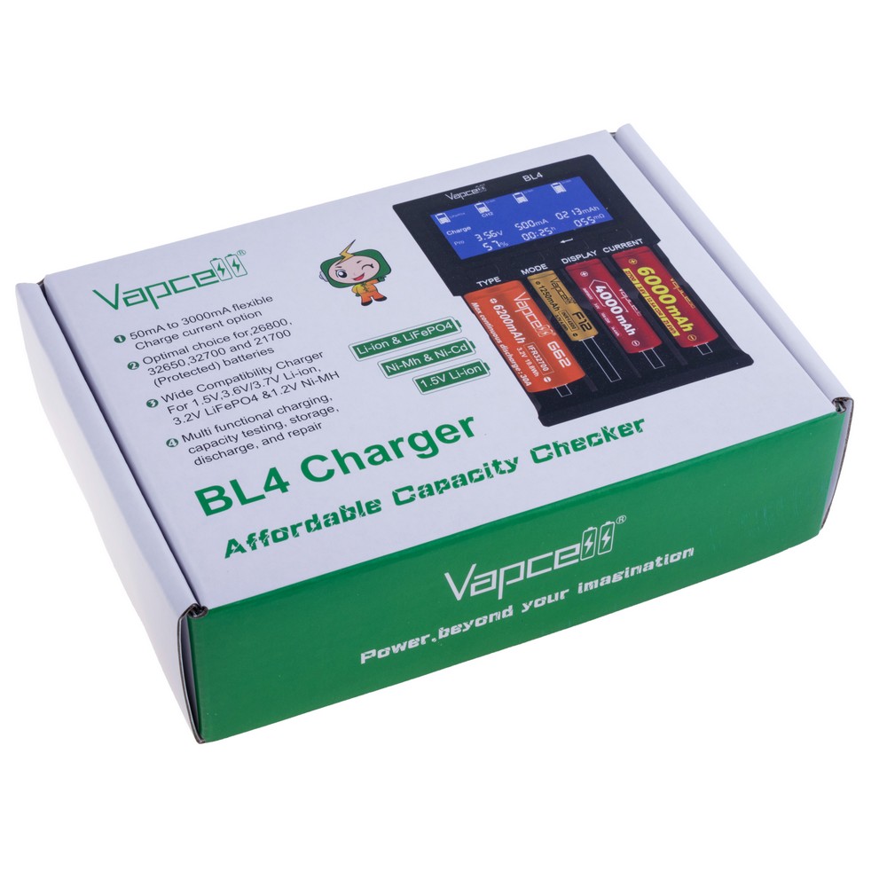 Зарядний пристрій Vapcell BL4