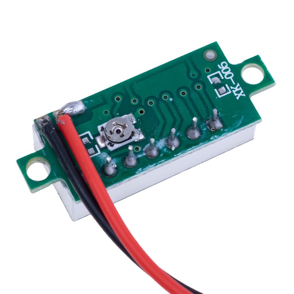 Вольтметр цифровий DC 2.5-30V 0.28" (синій) Вольтметр цифровий DC 2.5-30V 0.28" (синій)